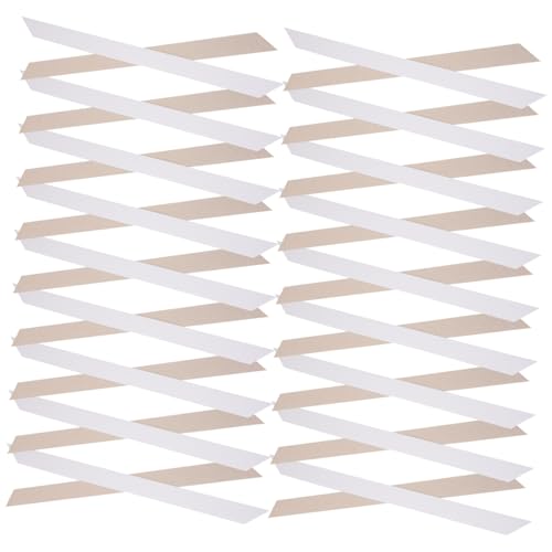 FOMIYES Shirt Collar Support Strips 100pcs Paper Collar Stays for Men's Dress Shirts