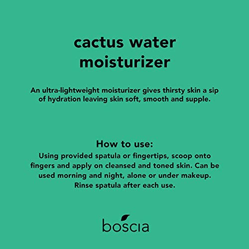 Boscia Cactus Water Moisturizer - Vegan, Cruelty-Free, Natural Clean Skincare. Cactus And Aloe Vera Gel Hydrating Daily Face Moisturizer, 1.61 Fl Oz (Pack Of 1) #TOP2