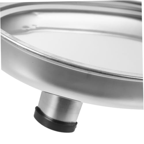 Plat de service poisson grillé acier inoxydable grand format pour buffet