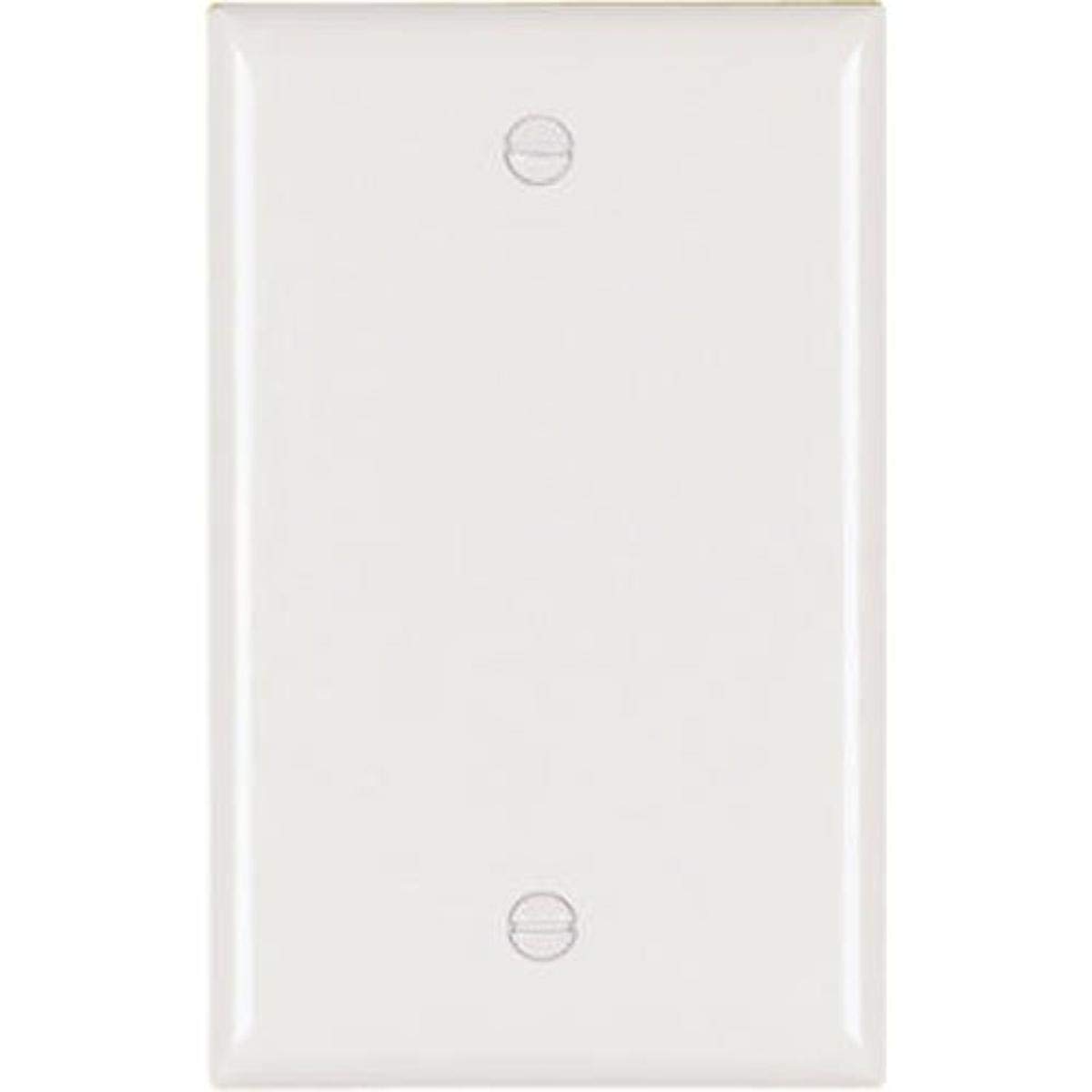 Legrand Pass & Seymour TP13W Trademaster Mid-Size Unbreakable Nylon Wall Plate, 1 Gang, One Blank Box Mount Cover, White (1 Count)-image-13