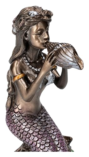 Statue sirène Pacific Giftware 17.5 cm figurine pierre artificielle - 5