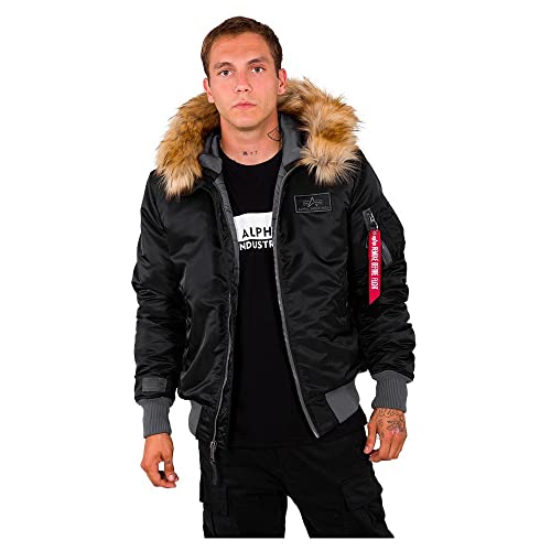 ALPHA INDUSTRIES MA-1 Hooded CW Bomberjacke für Herren Black