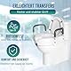 OrtoPrime WC Aufsatz mit gepolsterten Armlehnen – WC Sitzerhöhung für Senioren 12 cm – Toilettensitzerhöhung mit Sicherheitsbefestigung – Toilettensitz erhöht Senioren