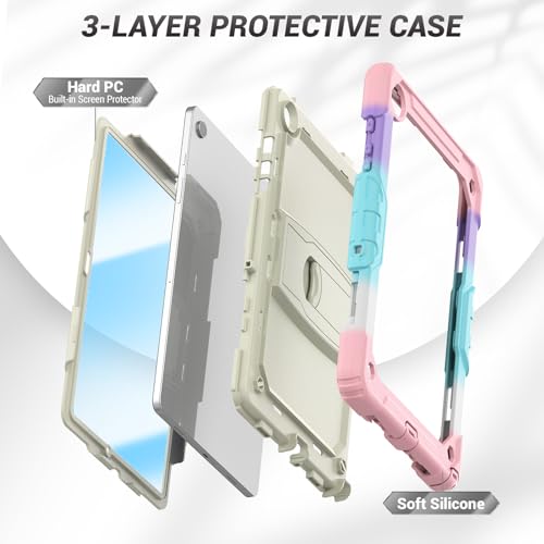 Étui Tab A11+ Plus antichoc rose pour protéger la tablette en voyage - 5