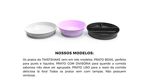 Prato 6+m Twistshake Pessego Pastel, TwistShake, Pessego Pastel