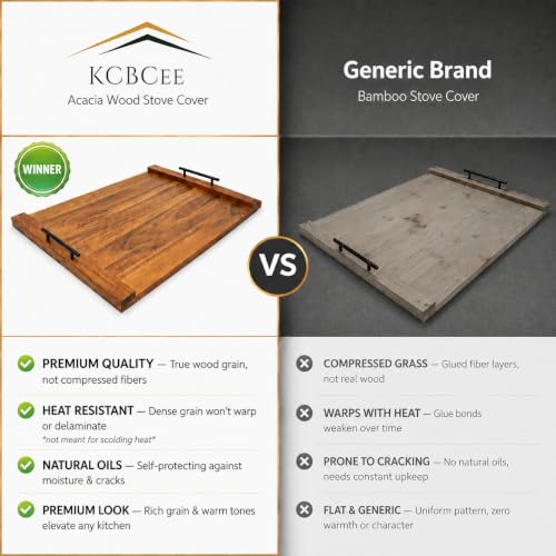 Tabla grande rectangular de madera de acacia miniatura 4