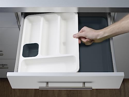 Image of Joseph Joseph 85042 DrawerStore Expandable Cutlery Tray, Gray