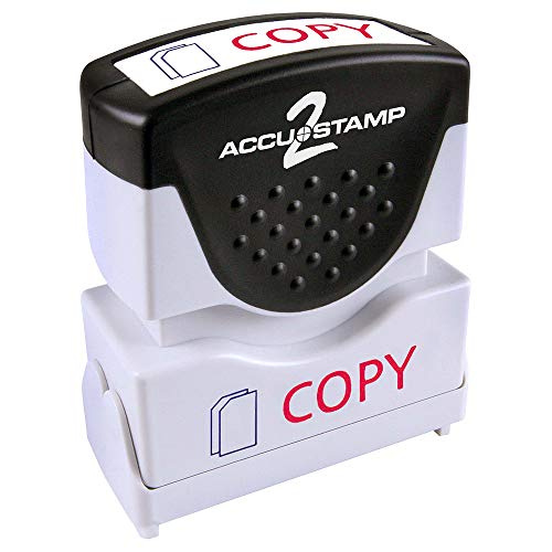 ACCU-STAMP2 Message Stamp with Shutter, 2-Color, COPY, 1-5/8