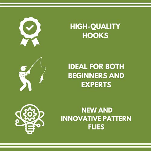 Feeder Creek Wooly Bugger Fly Fishing Flies For Trout, Bass And Salmon- 12Pc Handmade Wet Flies For Freshwater Fishing In Various Patterns/Colors (10, Black) #TOP2