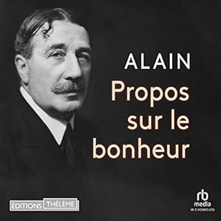 Couverture de Propos sur le bonheur