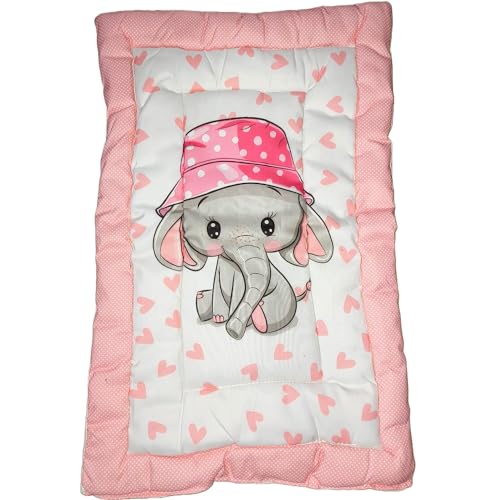 Image of New Born Baby Godadi Set Soft Cotton Baby godi | Godari | Baby Bedding Sheet | Crib Sheet | Cartoon Mats Baby Bed | Random Color Or Print (Pack of 2)
