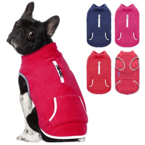 cyeollo Christmas Fleece Dog Sweater Coat Warm Sweatshirt Vest Soft Reflective Jacket Pullover Dog Winter Coats Lightweight Dog Sweaters for Dogs cyeollo Christmas Fleece Dog Sweater Coat Warm Sweatshirt Vest Soft Reflective Jacket Pullover Dog Winter Coats Lightweight Dog Sweaters for Dogs