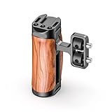 Kompatibel for Nikon – R075 Universal-Kamerakäfig, Seitengriff, Holzgriff mit Kaltschuh for Mikrofon/Videoleuchte(Wooden Handle)