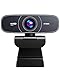 Produktbild IFOAIR Webcam 1080P Full HD mit Dual-Mic-Rauschunterdrückung/Autofokus/unterbelicht Korrekturfunktion Streaming Webcam für PC/Laptop/MAC. Plug-and-Play-USB für Videoanrufe, Studieren und Konferenzen