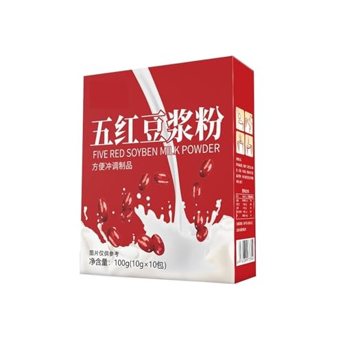 Dátil rojo, baya de Goji y pasta de cinco frijoles rojos en polvo - Bebida instantánea(1box)