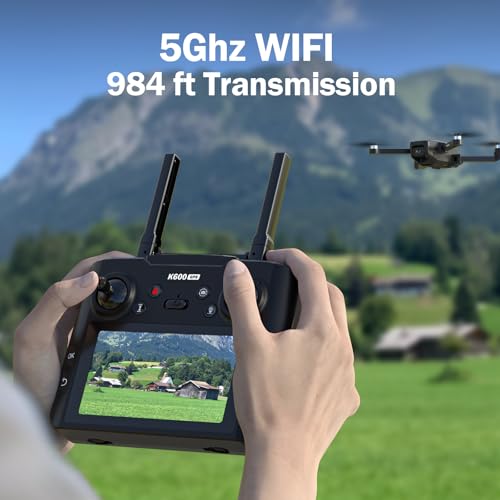 GPS Drone with EIS Camera 4.5" LCD Screen on Controller, FPV Drones Al Track&Orbit Mode with Professional with Auto Return Follow Me for Adult Beginner, GPS Brushless Drone Long Range Circle Fly,Under 249g - Image 3