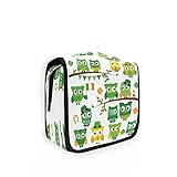 Multiusos: la bolsa de lavado se puede utilizar como bolsa de aseo de viaje/bolsa de lavado, almacenamiento en el hogar, necesidades, bolsa de cosméticos, bolsa de maquillaje, bolsa de colgar en la pared, para viajes, camping o negocios, etc.