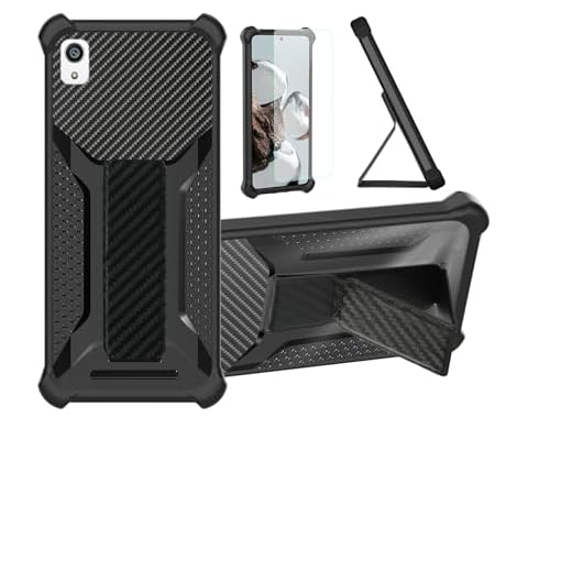 Aroepurt Hülle Für Sony Xperia Z5 Premium Hülle Case Handyhülle Schutzhülle Cover [mit gehärtetem Glas-Screen-Protector] Hybrid [Folding Support Magnetic] [Frosted Anti-Fingerprint] Schwarz