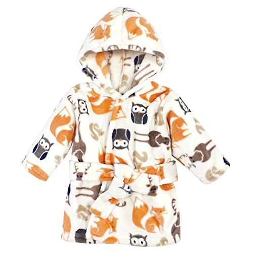 Image of Hudson Baby Unisex Baby Plush Animal Face Bathrobe