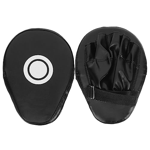 ibasenice 2Piezas Almohadillas De Mano para Kickboxing De Ergonomía Curvado para Entrenamiento Marciales para Taekwondo y Thai Alta