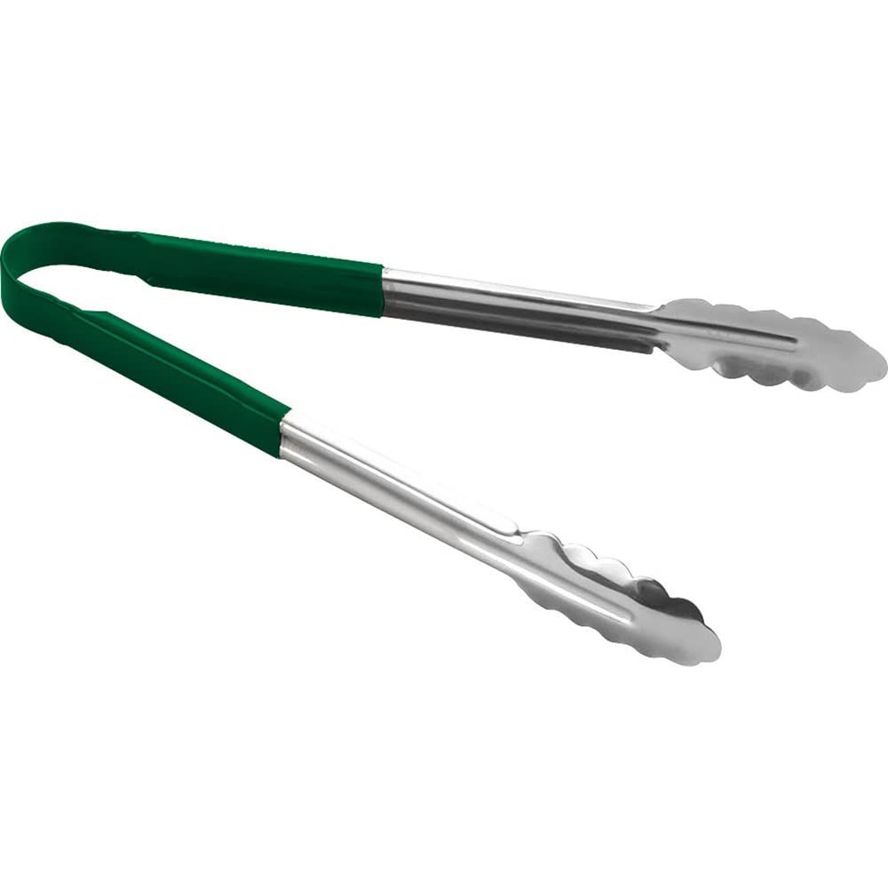 Stainless Steel Utility Tong (12" Green Tong)