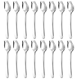 Hunnycook 16-Piece Sporks - Stainless Steel Sporks, 7.2 Inch Metal Spork Set for Pasta, Soup, Dessert, Household Use, Camping, Hiking