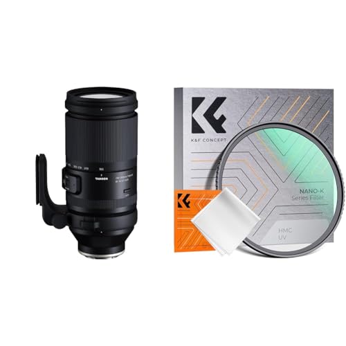 Tamron A057 150-500mm F/5-6.7 Di III VC VXD, Objektiv für Sony E-Mount & K&F Concept K-Serie 82MM MCUV Pro UV-Filter Slim MC UV Schutzfilter Ultraviolett-Filter