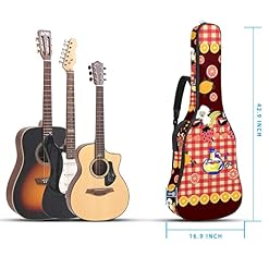 Housse de transport étanche pour guitare avec bandoulière réglable Motif marguerites Jaune, Multicolore 07, 42.9×16.9×4… - Les Beatles, Paul McCartney, John Lennon, RIngo Starr, George Harrison Housse de transport étanche pour guitare avec bandoulière réglable Motif marguerites Jaune, Multicolore 07, 42.9x16.9x4… – Image 5
