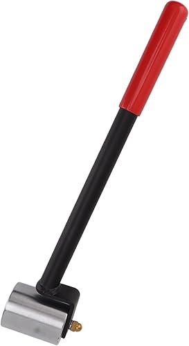 Miniatura 9 de TOPINCN Rodillo de costura de hierro, rodillo de costura de papel tapiz de ángulo recto mango de rodillo de costura de mano Rodillo de presión de