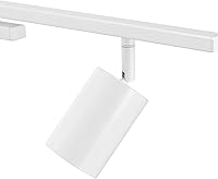 Vista 7 de GLOBE Electric West - Iluminación de pista de 64 pulgadas con 6 luces, blanco mate, barras giratorias centrales, bombilla no incluida