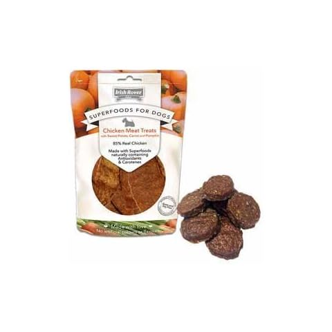 Irish Rover Superfoods For Dogs Chicken Meat Dog Treats with Sweet potato carrot and pumpkins 750 g (pack of 2) Cover