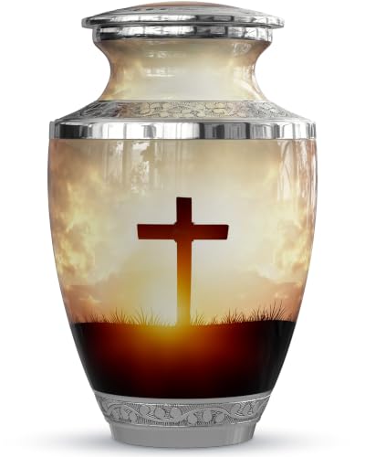Malaika Memorials Transcendent Cross Urn for Ashes Adult Male/Female