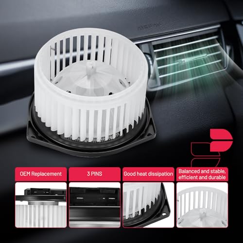 Image of BDFHYK AC Heater Blower Motor Fan 76528 Compatible with Infiniti 2011-2013 QX56, 2014-2023 QX80,Compatible with Nissan 2017-2023 Armada,HVAC Blower Motor Assembly Replacement for 27220JK00A PM5137