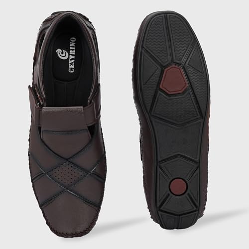 Image of Centrino Sandal for Men | Enhanced Grip Insole for Superior Stability | Modern & Stylish Design with Adjustable Straps | Lightweight & Comfortable Footwear for All-Day Wear (7333)