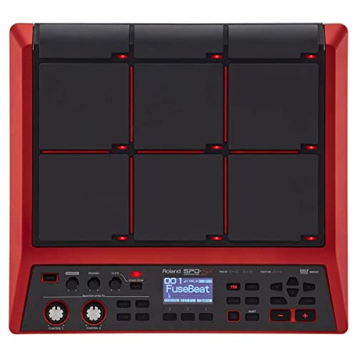 Roland SPD-SX Special Edition Percussion Sampling Pad with 16GB Internal Memory, Red
