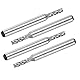 QUARKZMAN 4 Stück HSS-AL 5/32 Schneiddurchmesser 1/4 Schaft 4 Flöten Fräser Fräser Router Bits Aufwärtsspiralfräser Werkzeug für Holz PVC MDF Gravur