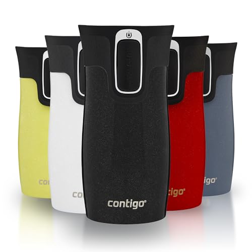 Contigo Mini West Loop Moni Autoseal Vaso Termico Cafe, Unisex-Adult, Licorice, 1 Count (Pack of 1)