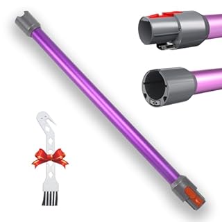 TCPENG Vacuum Extension Tube Wand for Dyson V7 V8 V10 V11 V15 Stick Vacuum Cleaner, Quick Release Wand Replacement Part 74cm (Purple)