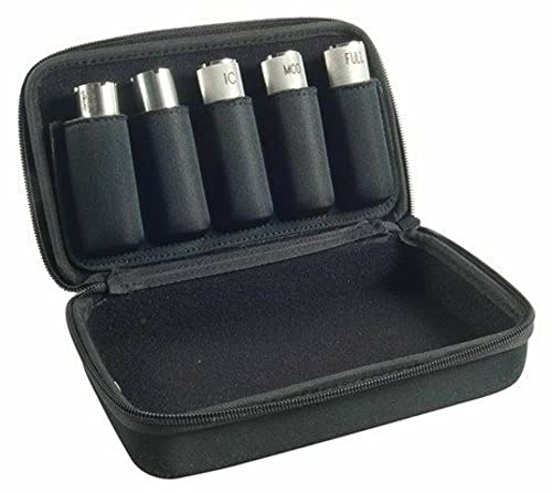 CARLSON’S Protective Choke Case [ Fit 5 Choke Tubes ] EVA Molded Foam Exterior | Scratch-Resistant | Lightweight - Black