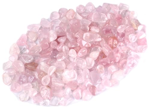 Image of ZenQ 1 lb Crystal Chips, Tumbled Stone Chips for Crafts | Polished, Undrilled Gemstones for Resin Art, Vase Filler, Plant Decor, Candle Making, and DIY Projects