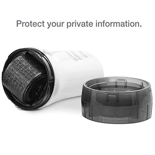 Image of Guard Your ID Advanced 2.0 Roller Identity Privacy Stamp for Identity Theft Prevention and Security (Regular 3-Pack, White)