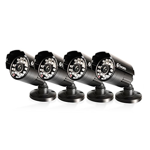 Swann Pro Security High Resolution Waterproof Day/Night Camera - Four Pack
