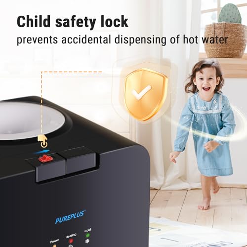 WATERCOOLER Top Loading Water Dispenser, Hot, Cold