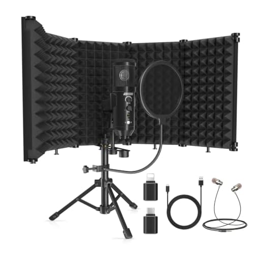 Studio Microphone Isolation Shield
