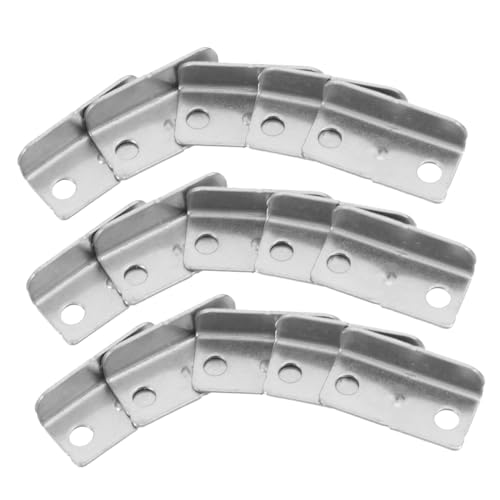 Zerodeko Gâche De Tiroir Métallique En l 20 Pcs Plaque De Protection De Loquet En Acier Inoxydable à Angle Droit Sécurisation Tiroirs Armoires Bureaux École Accessoires De Serrure Polyvalents