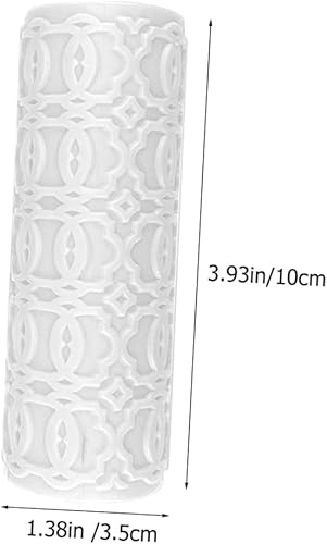 Miniatura 4 de COHEALI 9 piezas de arcilla con textura de palillo de joyería, herramientas de joyería, rodillo de textura de arcilla para rodillo de arcilla para