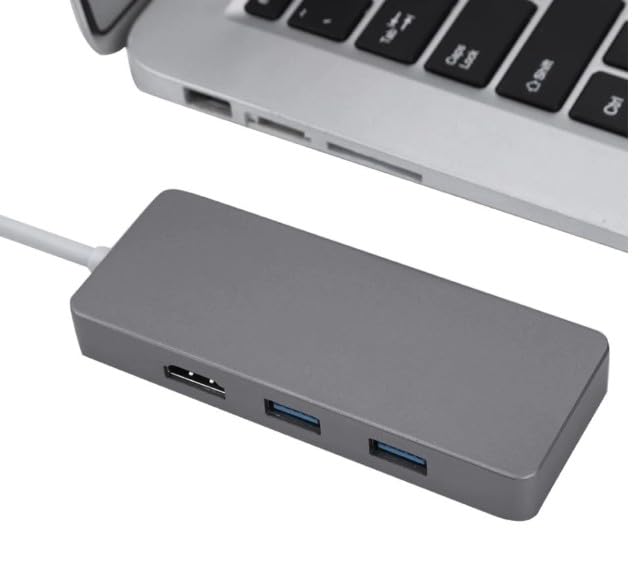 Adaptateur Type C vers HDMI 4K DrPhone avec VGA et ports USB pour écran