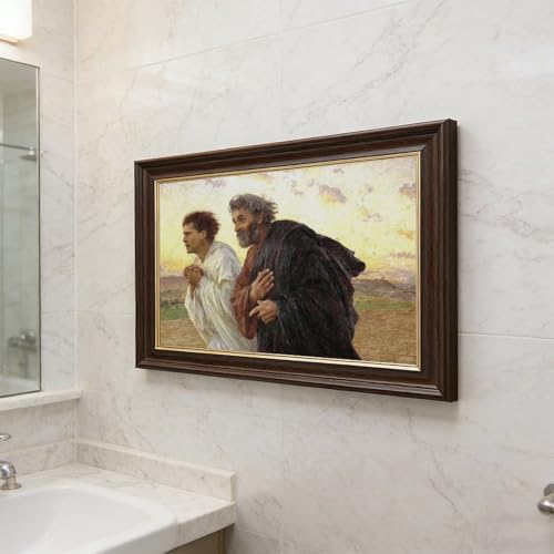 Impression sur toile disciples Peter John courant tombe décoration murale bureau