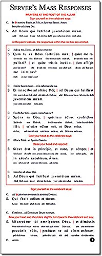 Latin Mass Traditional Catholic Server Response Card - Thumbnail 2