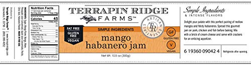 Terrapin Ridge Farms Jam, Mango Habanero, 10.5 Ounce